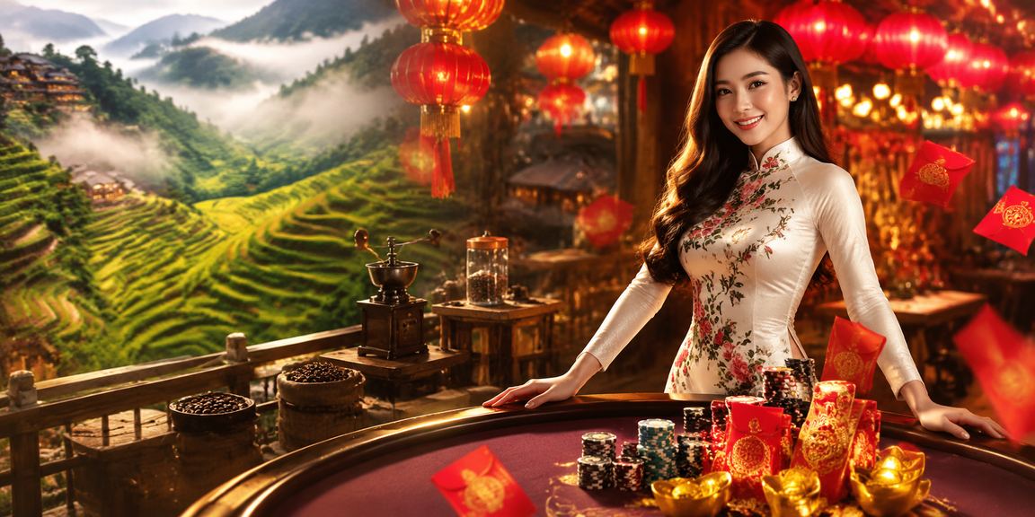 Cảnh quan và không khí thưởng thức cà phê ở Sapa