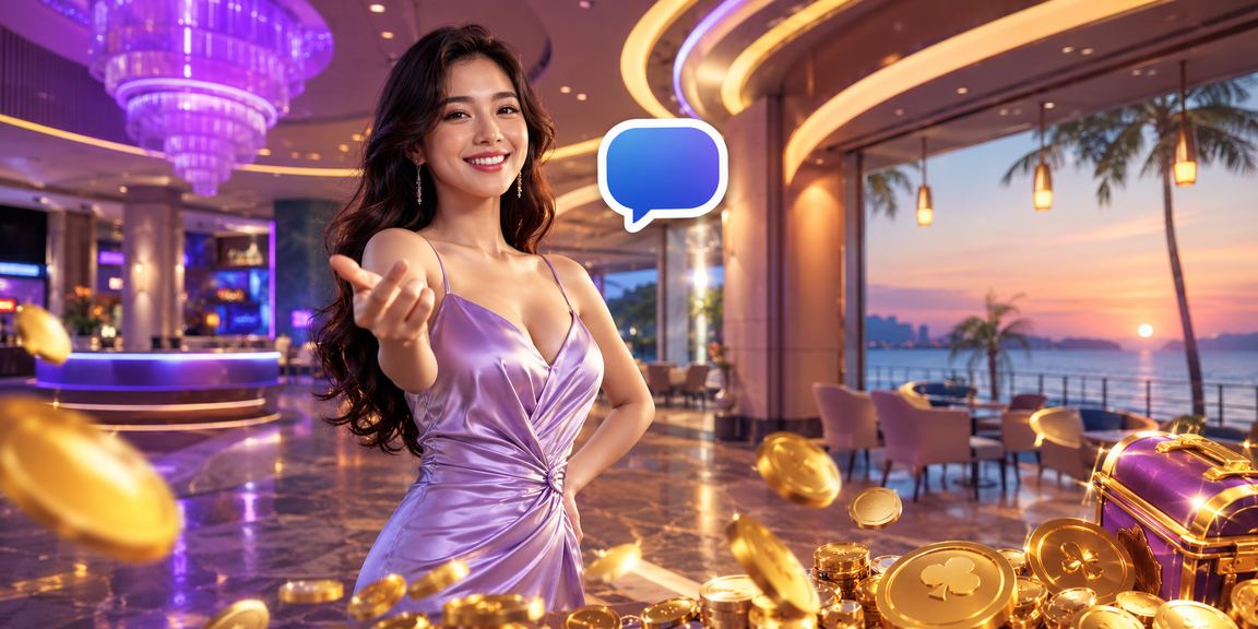 Khách chơi casino giải trí tại Vũng Tàu trong ánh đèn lung linh
